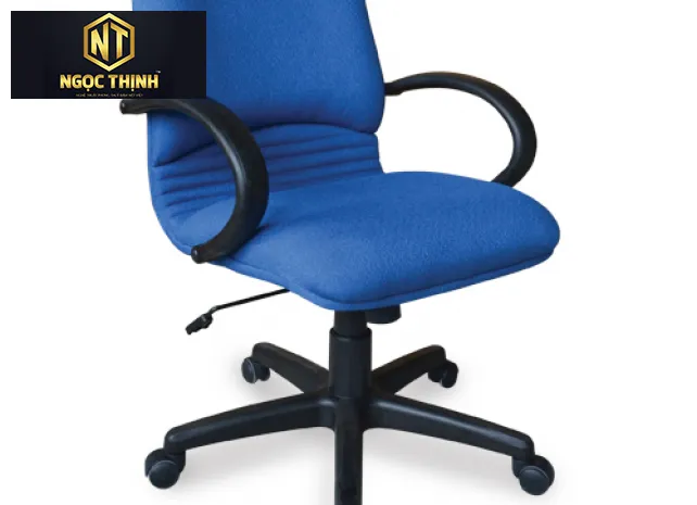 Ghế lãnh đạo lưng trung bọc vải, đệm và tựa liền khối SG811